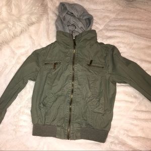 Army green jacket